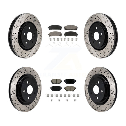 [Avant et Arrière] Disque et plaquette de frein pour Toyota Sienna RAV4 Prime bZ4X Lexus KDC-101186