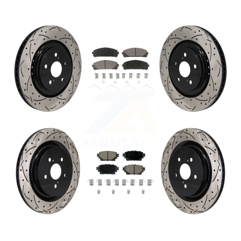 [Avant et Arrière] Disque et plaquette de frein pour 2020-2022 Toyota Highlander KDC-101187