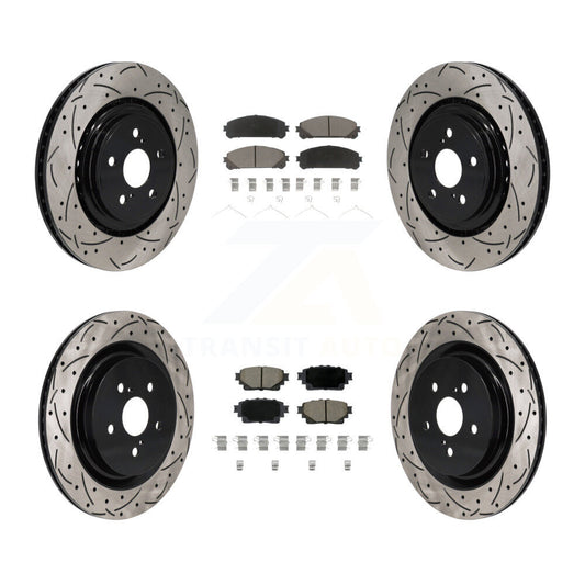[Avant et Arrière] Disque et plaquette de frein pour 2020-2022 Toyota Highlander KDC-101187