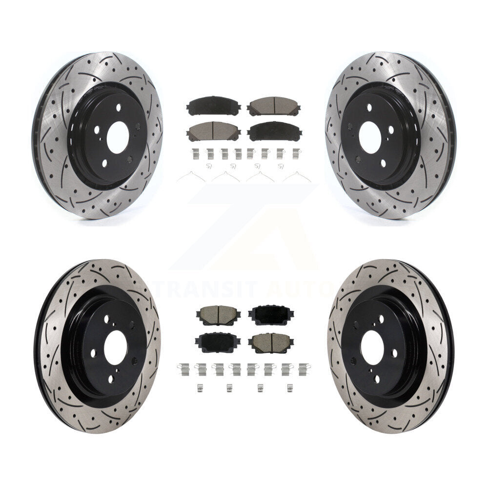 [Avant et Arrière] Disque et plaquette de frein pour Lexus NX350h NX350 NX250 Toyota KDC-101188