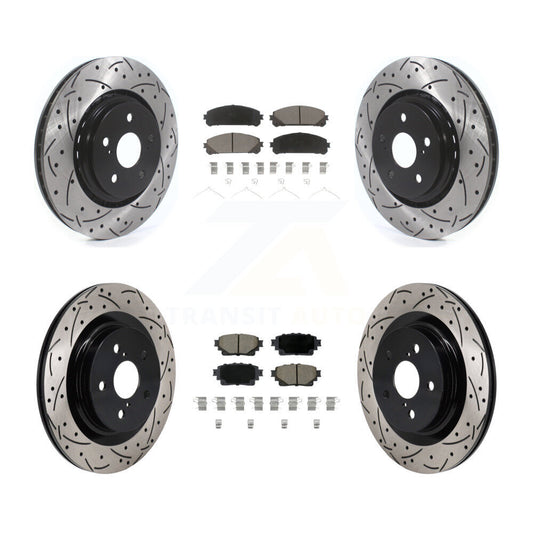 [Avant et Arrière] Disque et plaquette de frein pour Lexus NX350h NX350 NX250 Toyota KDC-101188