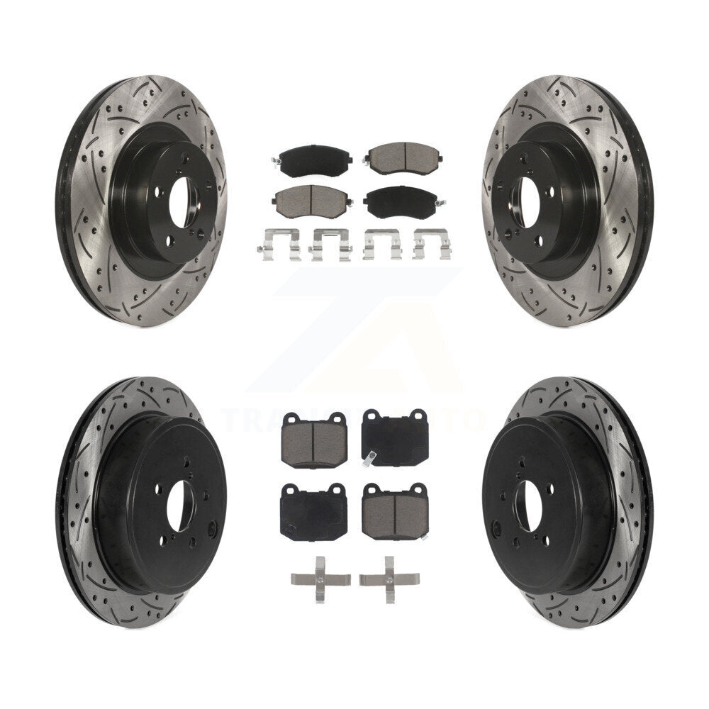 [Avant et Arrière] Disque et plaquette de frein pour 17 Subaru BRZ Without Brembo Brakes KDC-101221