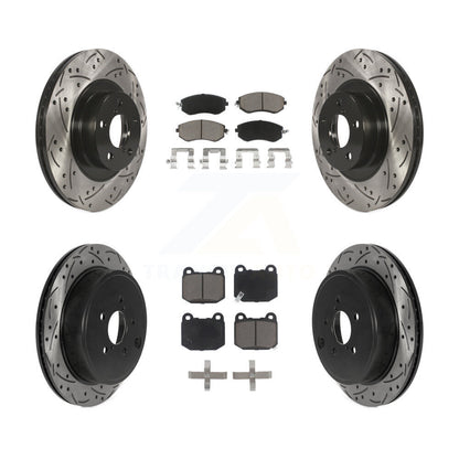 [Avant et Arrière] Disque et plaquette de frein pour 17 Subaru BRZ Without Brembo Brakes KDC-101221