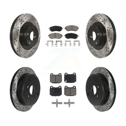 [Avant et Arrière] Disque et plaquette de frein pour 17 Subaru BRZ Without Brembo Brakes KDC-101221