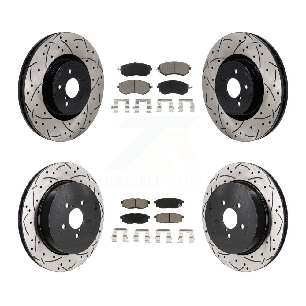 [Avant et Arrière] Disque et plaquette de frein pour 2019 Toyota 86 With Brembo Brakes KDC-101223