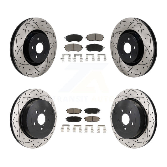 [Avant et Arrière] Disque et plaquette de frein pour 2019 Toyota 86 With Brembo Brakes KDC-101223