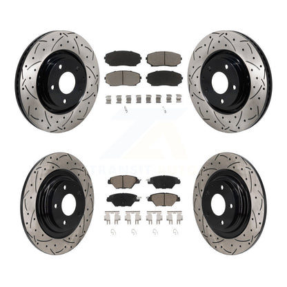 [Avant et Arrière] Disque et plaquette de frein pour 2016-2023 Mazda CX-9 KDC-101225