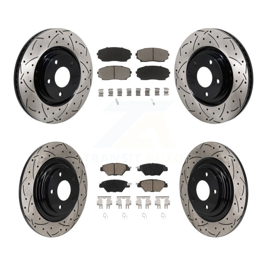 [Avant et Arrière] Disque et plaquette de frein pour 2016-2023 Mazda CX-9 KDC-101225