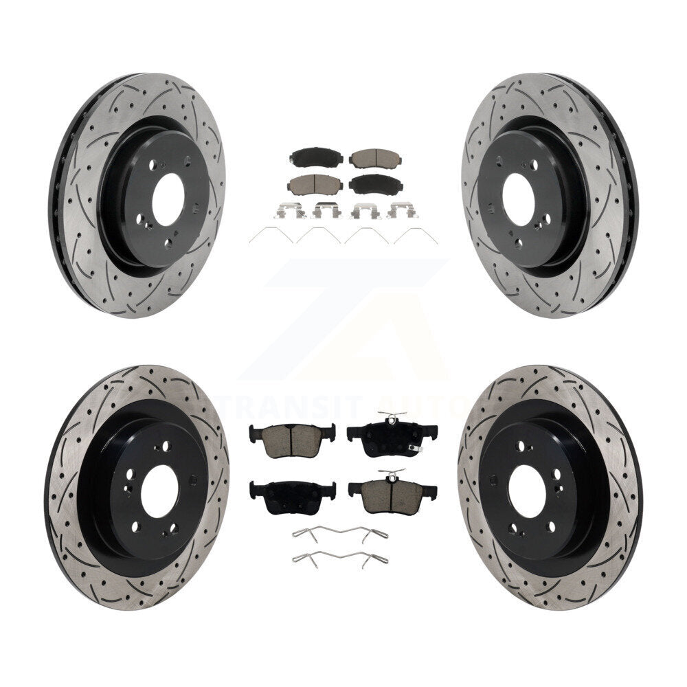 [Avant et Arrière] Disque et plaquette de frein pour 2021-2023 Acura TLX 2.0L KDC-101231