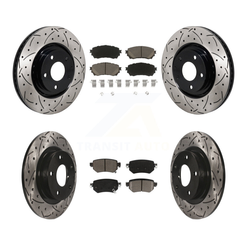 [Avant et Arrière] Disque et plaquette de frein pour 2021 Mazda 6 Turbocharged KDC-101236
