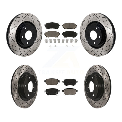 [Avant et Arrière] Disque et plaquette de frein pour 2021 Mazda 6 Turbocharged KDC-101236