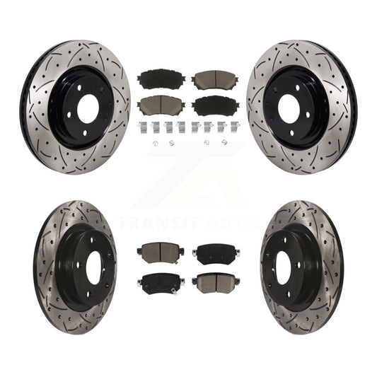 [Avant et Arrière] Disque et plaquette de frein pour 2021 Mazda 6 Turbocharged KDC-101236