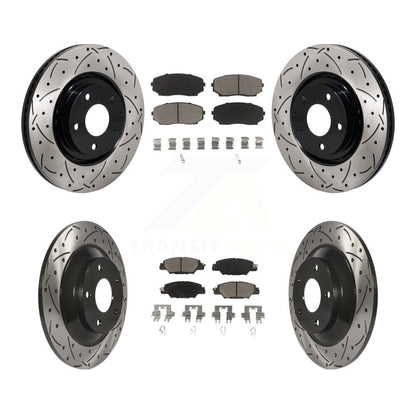 [Avant et Arrière] Disque et plaquette de frein pour 2019-2024 Mazda CX-5 Turbocharged KDC-101237