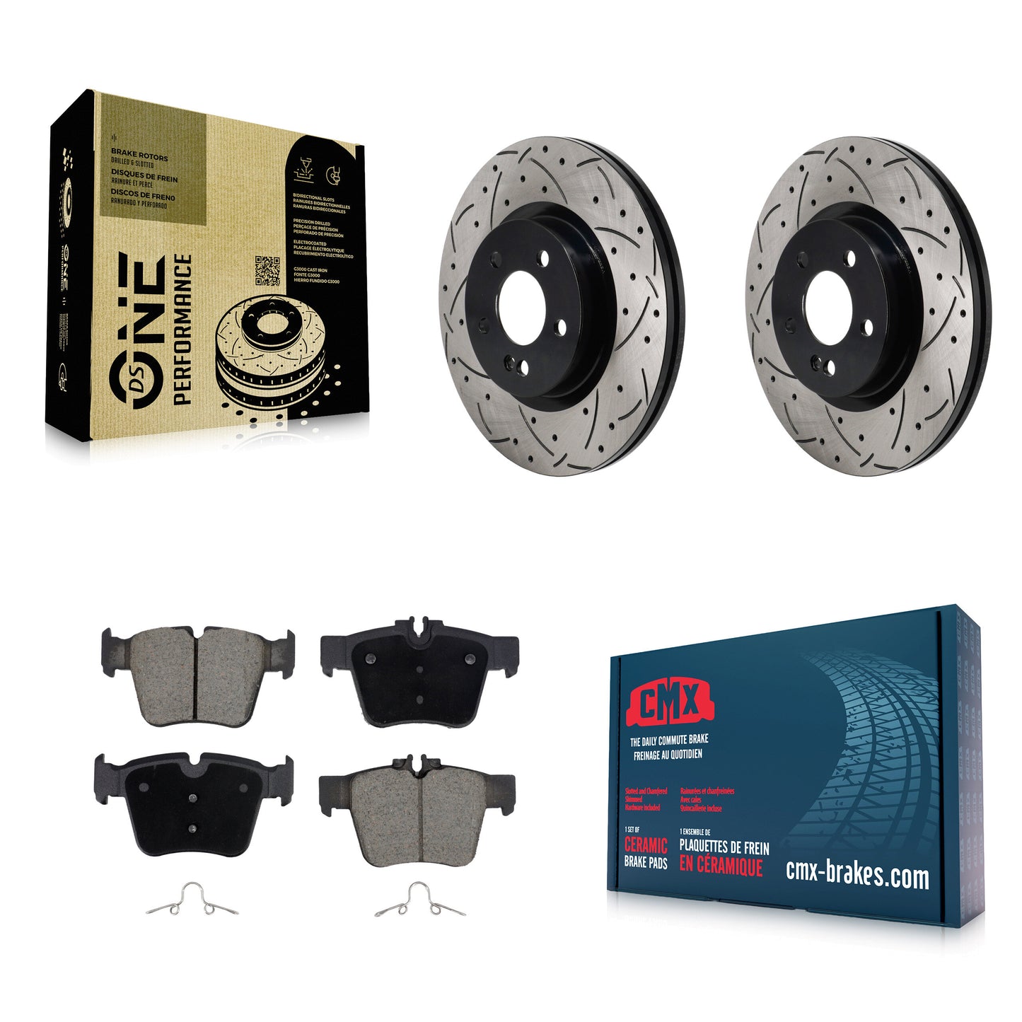 [Arrière] Disque et plaquette de frein pour Mercedes-Benz GLC300 C43 AMG GLC43 C450 KDC-101243