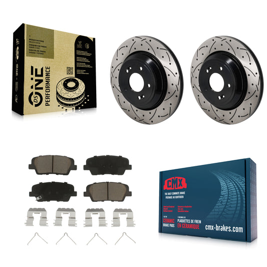 [Arrière] Disque et plaquette de frein pour Genesis G70 Kia Stinger G80 KDC-101244