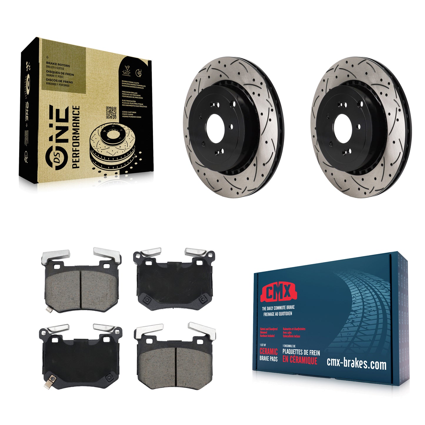 [Arrière] Disque et plaquette de frein pour Genesis G70 Kia Stinger KDC-101245