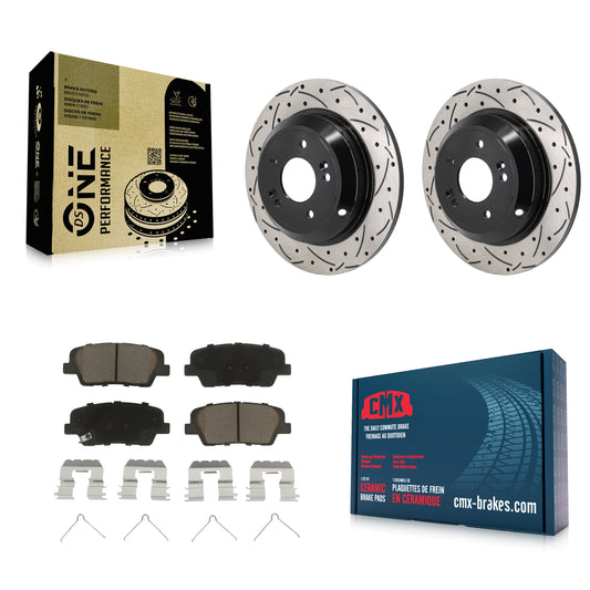 [Arrière] Disque et plaquette de frein pour Genesis G70 Kia Stinger KDC-101246