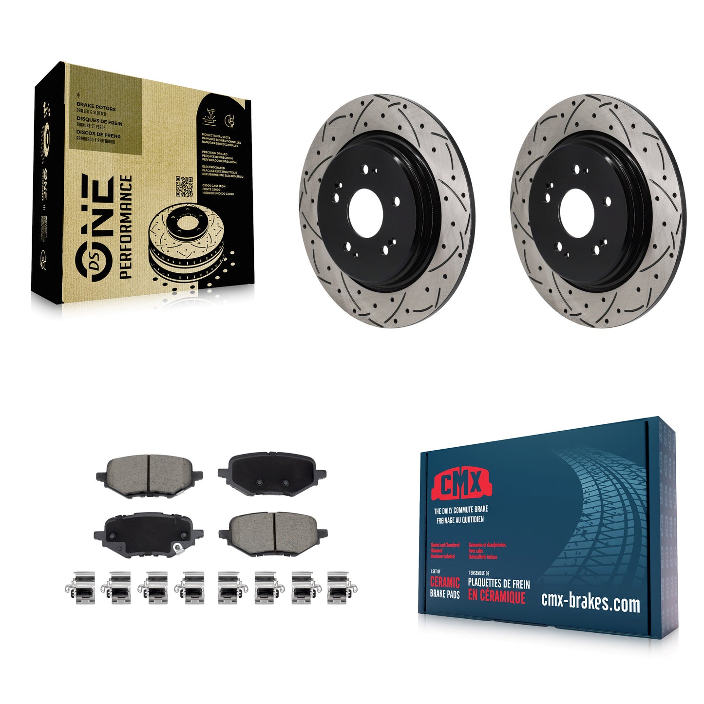 [Arrière] Disque et plaquette de frein pour Honda HR-V Clarity KDC-101249