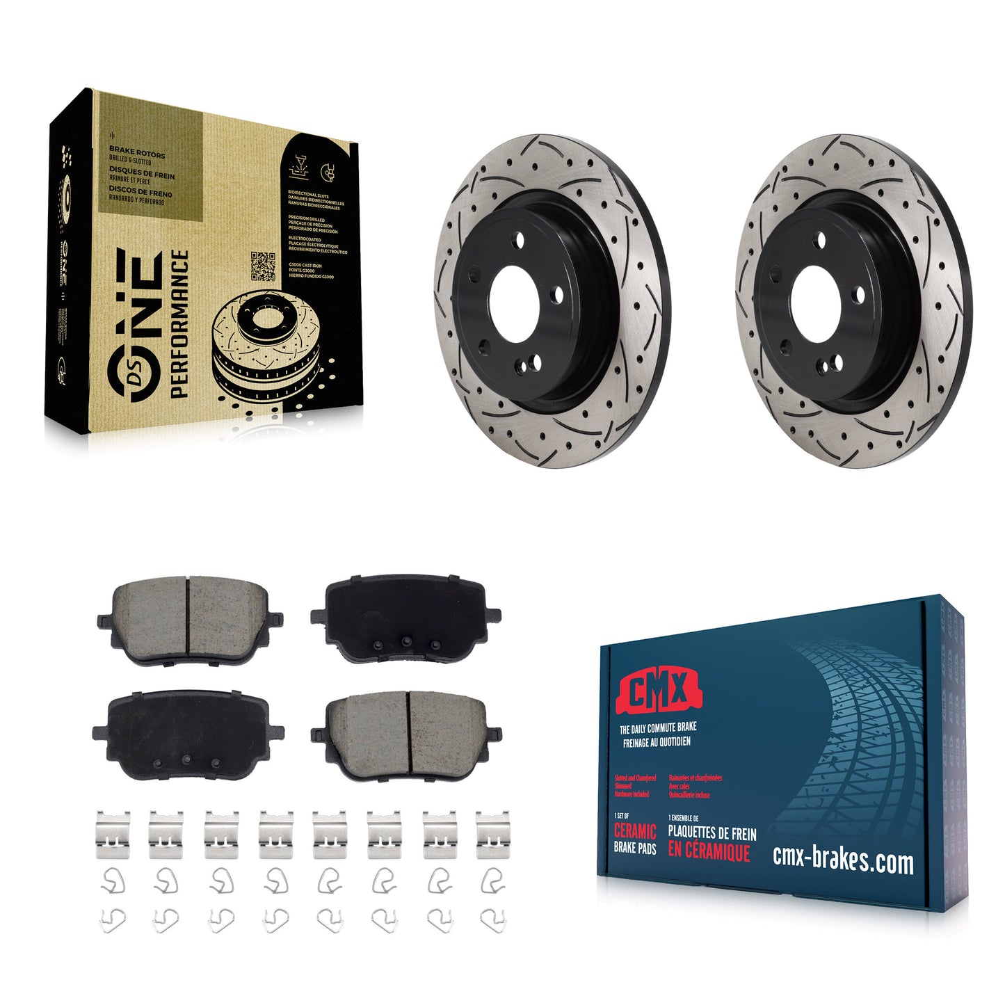 [Arrière] Disque et plaquette de frein pour Mercedes-Benz A220 With Sport Brakes KDC-101251
