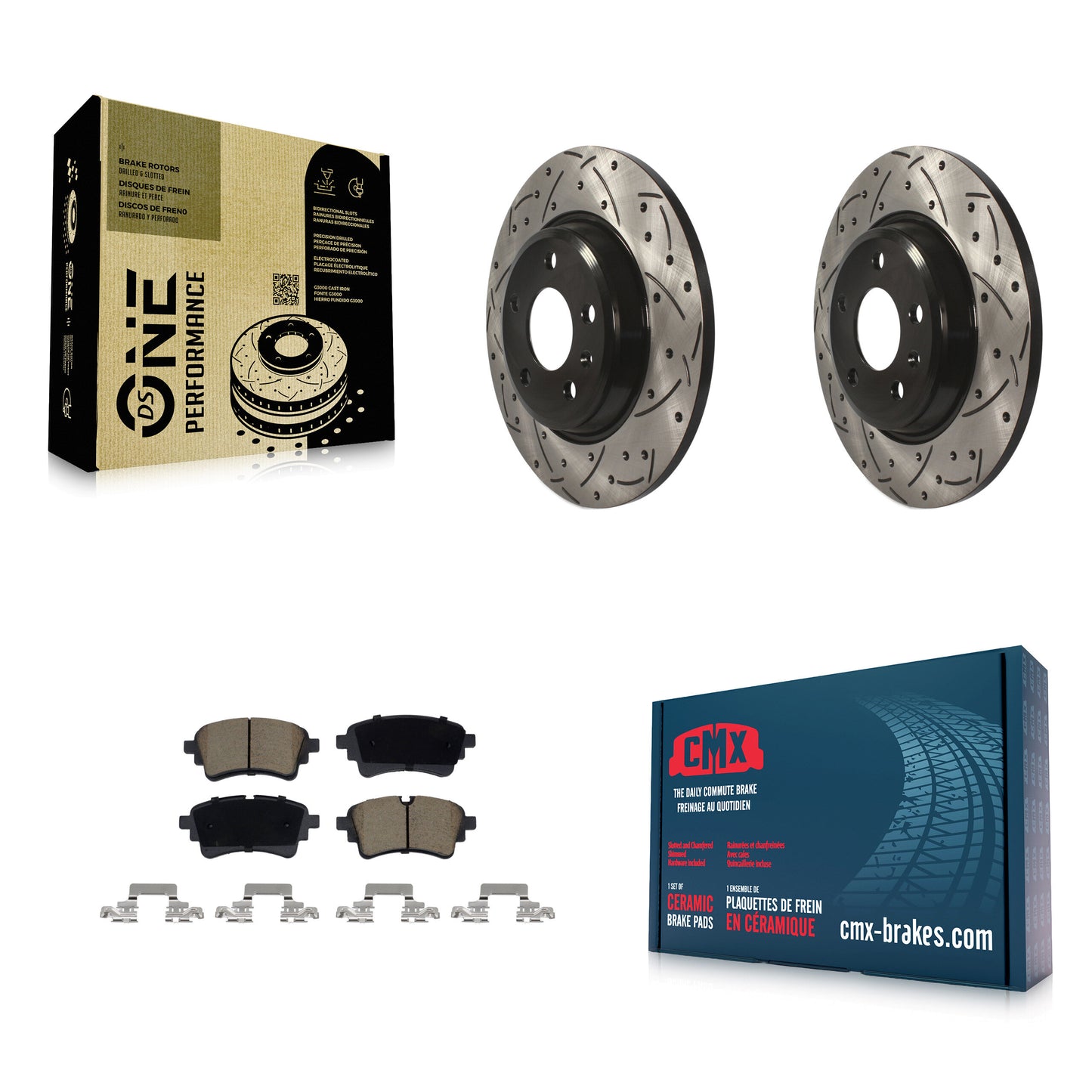 [Arrière] Disque et plaquette de frein pour Audi A4 Quattro A5 Sportback KDC-101258