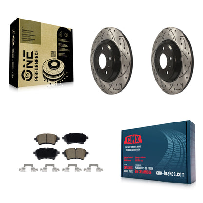 [Arrière] Disque et plaquette de frein pour Audi A4 Quattro A5 Sportback KDC-101258