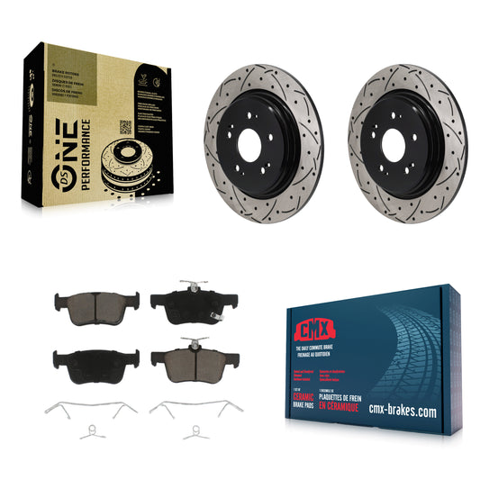 [Arrière] Disque et plaquette de frein pour 2019-2021 Acura RDX KDC-101272