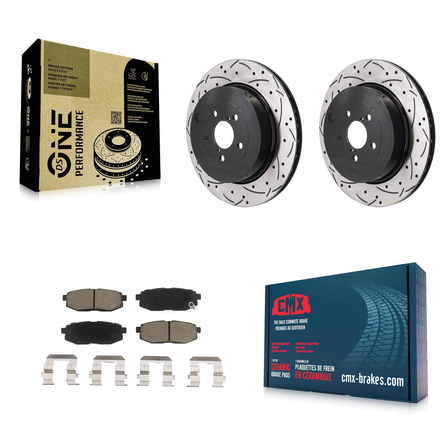 [Arrière] Disque et plaquette de frein pour Subaru BRZ Toyota 86 With Brembo Brakes KDC-101276