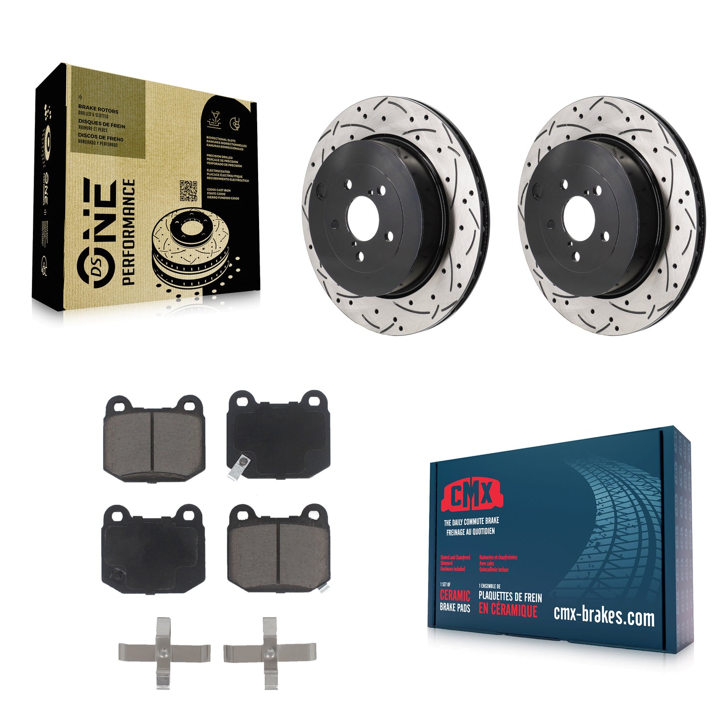 [Arrière] Disque et plaquette de frein pour Subaru BRZ Toyota 86 With Brembo Brakes KDC-101277