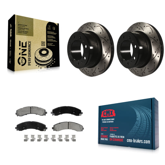 [Arrière] Disque et plaquette de frein pour 2020-2021 Ram 3500 With Dual Wheels KDC-101293