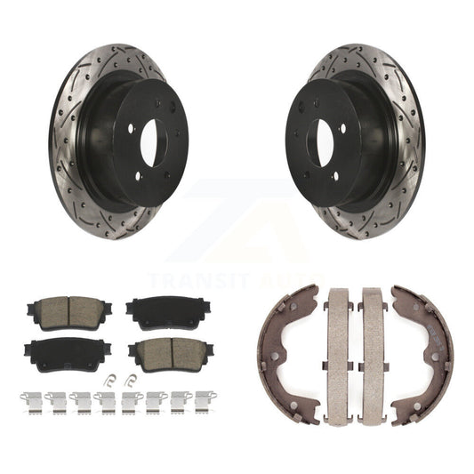 [Arrière] Disque et plaquette de frein pour Nissan Altima AWD KDC-101436