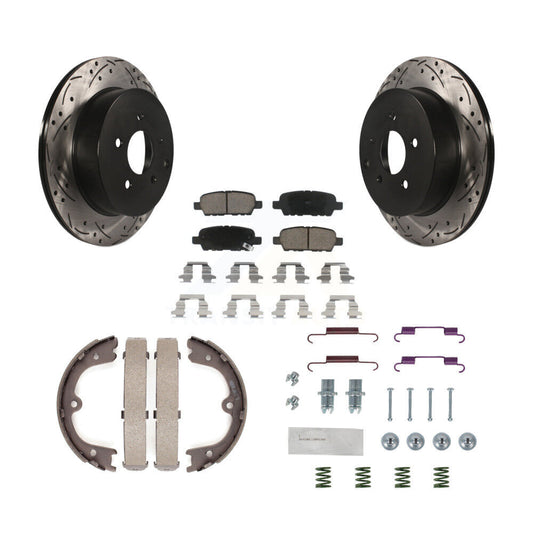 [Arrière] Disque et plaquette de frein pour Nissan Q50 KDC-101535