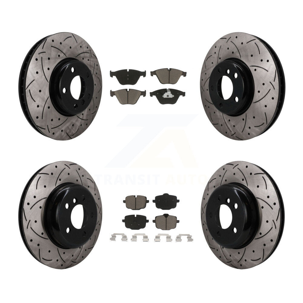 [Avant et Arrière] Disque et plaquette de frein pour BMW 535i With 345mm Diameter Rotor KDC-101667