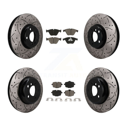 [Avant et Arrière] Disque et plaquette de frein pour BMW 535i With 345mm Diameter Rotor KDC-101667