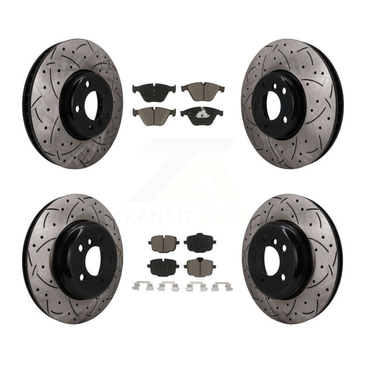 [Avant et Arrière] Disque et plaquette de frein pour BMW 535i With 345mm Diameter Rotor KDC-101667