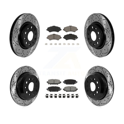 [Avant et Arrière] Disque et plaquette de frein pour 2018-2020 Jeep Wrangler Sport KDC-101683