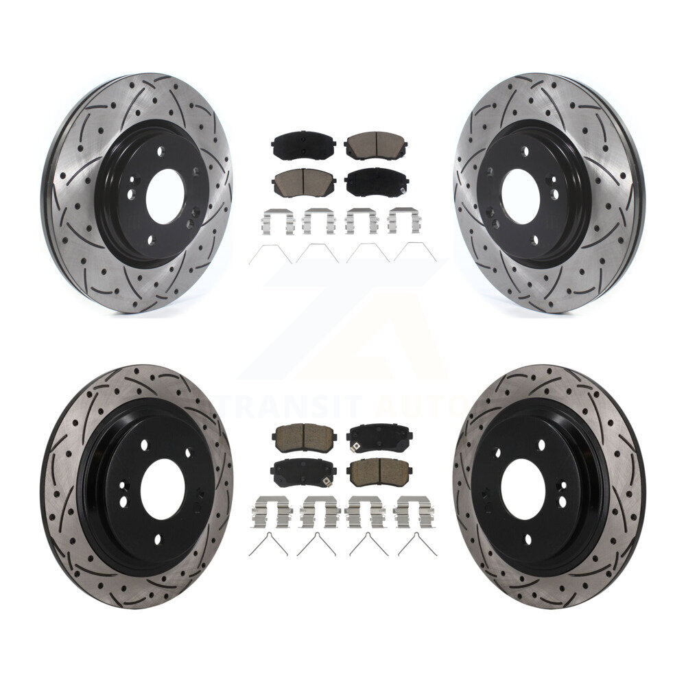 [Avant et Arrière] Disque et plaquette de frein pour Hyundai Kona Kia Seltos KDC-101686