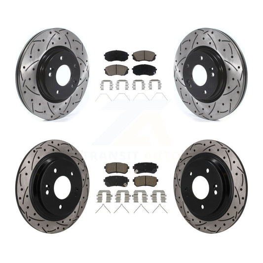 [Avant et Arrière] Disque et plaquette de frein pour Hyundai Kona Kia Seltos KDC-101686