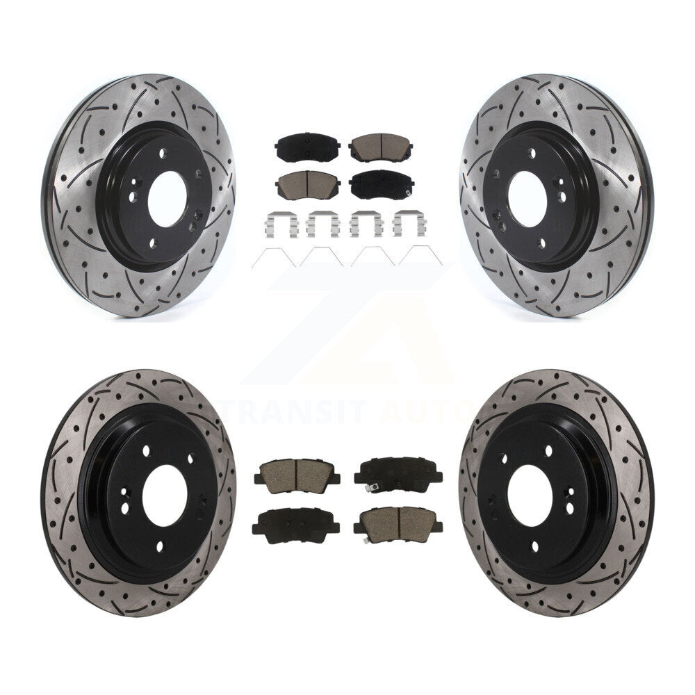 [Avant et Arrière] Disque et plaquette de frein pour 2022-2023 Hyundai Kona AWD KDC-101692