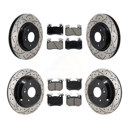 [Avant et Arrière] Disque et plaquette de frein pour Genesis G70 2.0L With Brembo Brakes KDC-101704