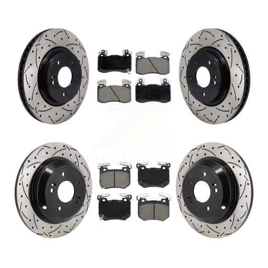 [Avant et Arrière] Disque et plaquette de frein pour Genesis G70 2.0L With Brembo Brakes KDC-101704