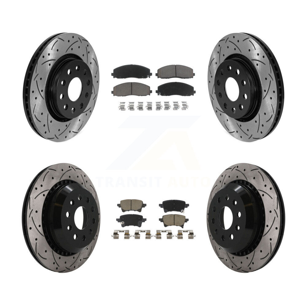 [Avant et Arrière] Disque et plaquette de frein pour 2020-2023 Jeep Gladiator KDC-101705