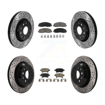 [Avant et Arrière] Disque et plaquette de frein pour 2020-2023 Jeep Gladiator KDC-101705