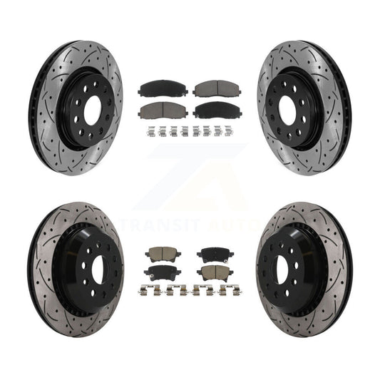 [Avant et Arrière] Disque et plaquette de frein pour 2020-2023 Jeep Gladiator KDC-101705