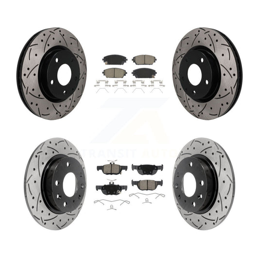 [Avant et Arrière] Disque et plaquette de frein pour Mazda 3 Sport AWD KDC-101721