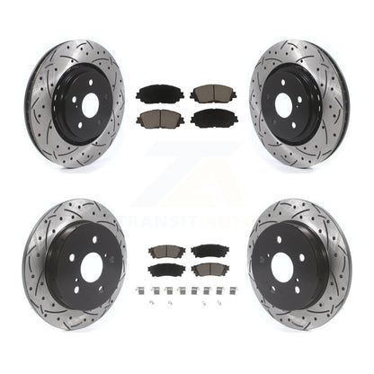 [Avant et Arrière] Disque et plaquette de frein pour 2020 Toyota Camry With TRD Package KDC-101726