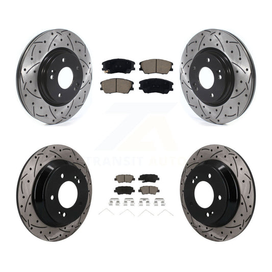 [Avant et Arrière] Disque et plaquette de frein pour Kia Soul 1.6L with Turbocharged KDC-101735