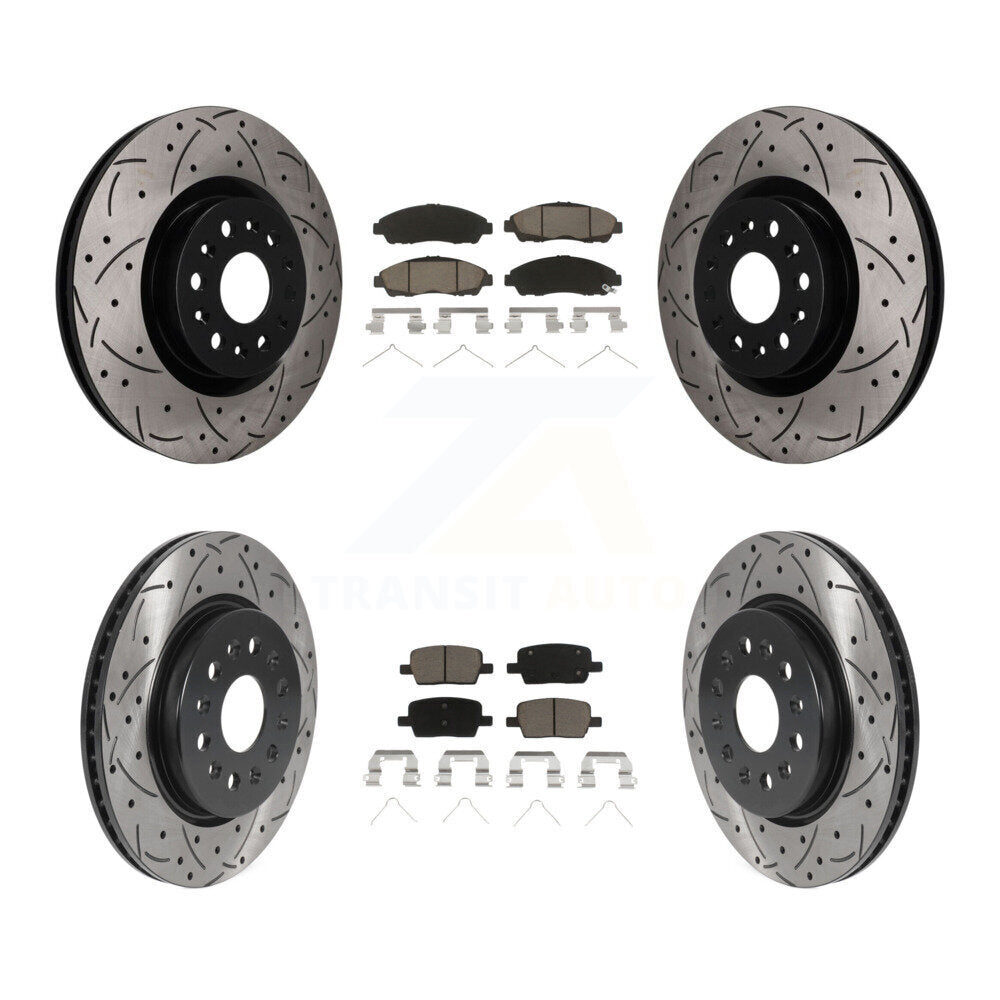 [Avant et Arrière] Disque et plaquette de frein pour Cadillac XT5 Buick Enclave XT6 KDC-101736