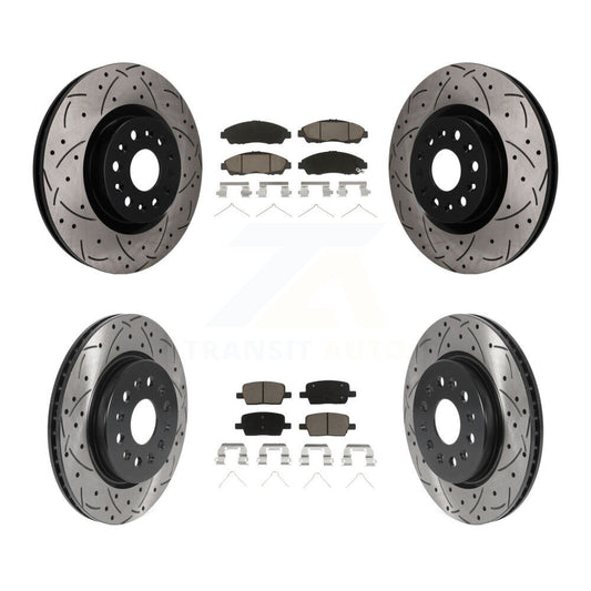 [Avant et Arrière] Disque et plaquette de frein pour Cadillac XT5 Buick Enclave XT6 KDC-101736