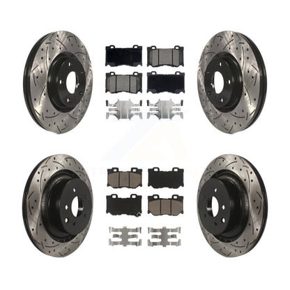[Avant et Arrière] Disque et plaquette de frein pour INFINITI G37 AWD With Brembo Brakes KDC-101739