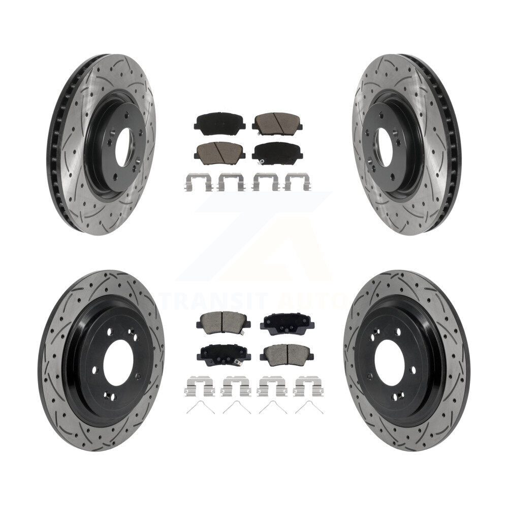 [Avant et Arrière] Disque et plaquette de frein pour 2019-2020 Hyundai Nexo KDC-101769